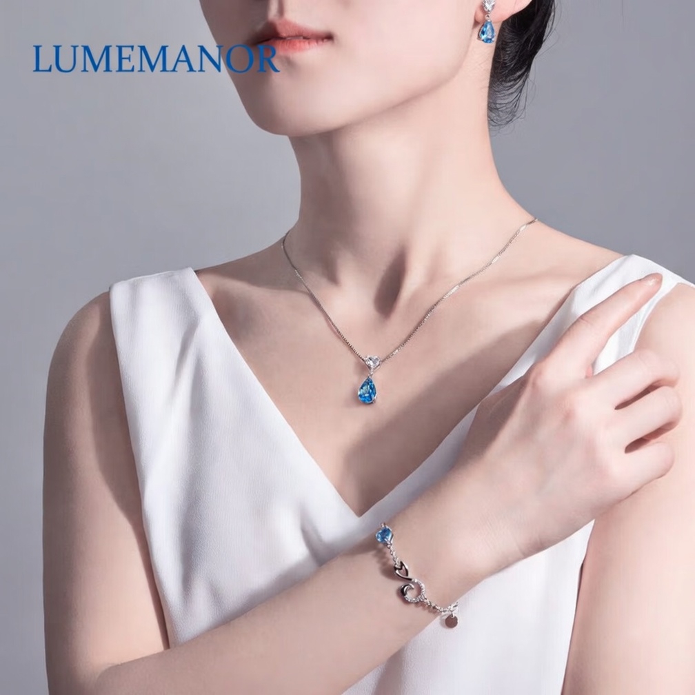 ocean blue jewelry for gift